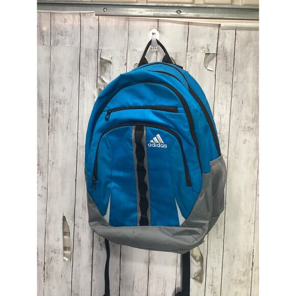 Adidas Load Spring Backpack Blue/Gray - Picture 1 of 5